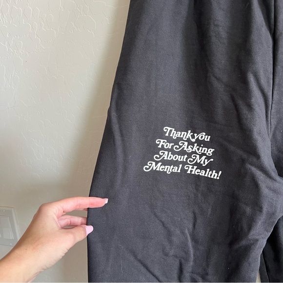 The Mayfair Group mental health awareness black joggers - Picture 3 of 9